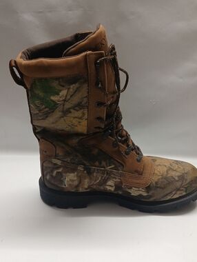 Rocky Camouflage Waterproof Hunting Boot - Brown/Green